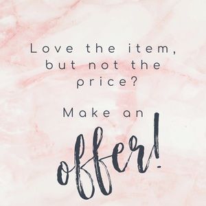 Accepting reasonable offers! 💕